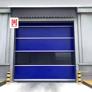 Porte de garage moderne en PVC imperméable avec volet roulant électrique - Product Image 6