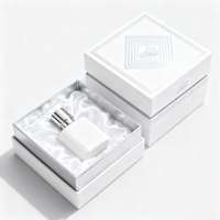 Caja de Embalaje Rígida para Muestras de Perfume de Lujo Moderno y Elegante con Recubrimiento UV, Materiales Reciclados y Logotipo Personalizado para Exhibición