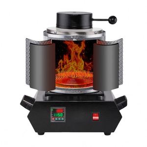 Fourneau de fusion à creuset de 1/2/3 kg avec filet de protection pour l'affinage de l'or, de l'argent, du cuivre et de l'aluminium - Product Image 3