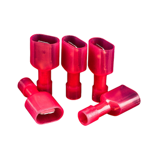 Terminales de Conexión Rápida con Aislamiento de Nylon FDFN1.25-250 - Kit de Desconexión Rápida 22-16AWG para Reparación de Iluminación Automotriz (Par Hembra/Macho) - Product Image 1