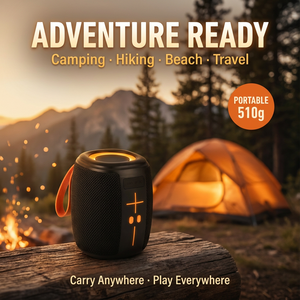 Portable for 5.3 5W Full-Range Wireless Outdoor Audio IPX4 Waterproof TWS RGB Light Carry Strap <b>Speaker</b> - Product Image 4