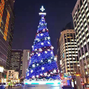 <span class=keywords><strong>Arbre</strong></span> de Noël géant extérieur personnalisable avec cadre métallique lumineux LED - Product Image 1