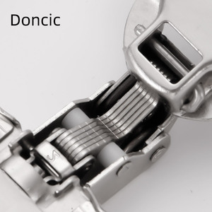 Doncicホームオフィス製造アイアンベッドルーム工場ヘビーデューティソフトクローズ引き出しスライド自動車ヒンジ3Dクランクヒンジフルヒンジを購入 - Product Image 5