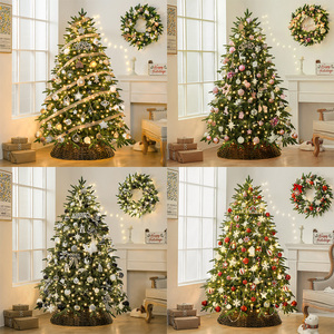 Albero di Natale Artificiale con Decorazioni per il <span class=keywords><strong>Nuovo</strong></span> Anno 2023, Altezza 150 180 210 CM, Addobbi Natalizi - Product Image 4