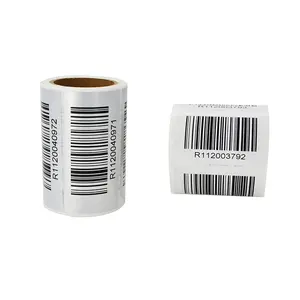 Tùy chỉnh nhỏ Nhà cung cấp in ấn tự dính trực tiếp A4 giấy nhiệt vận chuyển nhãn mã vạch Nhãn dán nhãn CuộN