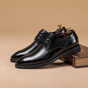 Chaussures habillées en cuir véritable pour hommes, chaussures habillées de haute qualité à enfiler, chaussures habillées et richelieus, chaussures décontractées pour les affaires, les fêtes, le bureau, les occasions formelles - Product Image 5
