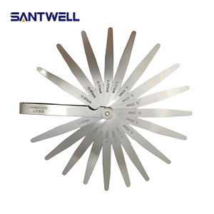 Wholesale OEM SANTWELL Brand <b>Feeler</b> <b>Gauge</b> <b>Set</b> 10-32 Blades 75-300mm Stainless Steel Industrial Mechanical Engineering Industrial - Product Image 1