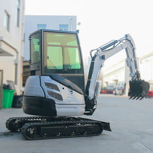 Mini-graafmachine, 360 °   Rotatie-aangedreven graafmachine zonder achterwiel, rupsgraafmachine, Kubota-motor minigraafmachine, graafmachine Hg 20 - Product Image 5