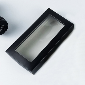 Caja de Embalaje Plegable Universal Preconfeccionada, Tipo Cartera Larga, Caja de Regalo para Ropa Interior con Ventana y Película Adhesiva - Product Image 3