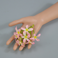Guirlande de fleurs de lys en soie artificielle, style moderne, faite à la main, décoration de gâteau, fête à domicile, mariage, fête des mères, respectueuse de l'environnement