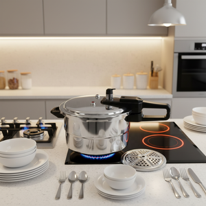 Casserole à pression multifonctionnelle en silicone pour le camping en plein air, support robuste, économie d'énergie, protection de sécurité, cuisinière à induction - Product Image 2