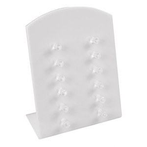 White Acrylic Detachable <b>Display</b> <b>Stand</b> for Pens 3mm Thickness Modern Style for Retail Home or <b>Shop</b> Use - Product Image 2