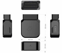 OBD mobil, perangkat pelacak IoT 4G LTE Cat 1 dengan Data sistem Platform M450-SA
