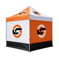Tentes pliantes et repliables 10x15 pieds, imperméables et résistantes aux intempéries, au montage instantané, pour les campagnes publicitaires en extérieur