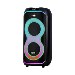 NDR-616B Đảng Xe đẩy ngoài trời kép 6.5 inch Home TWS USB không dây Surround đài phát thanh RGB 40 Wát BT Loa dài loa - Product Image 1