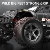 KFPLAY KF10 Voiture RC tout-terrain haute vitesse 4x4 2.4G avec moteur brossé grande échelle 1/10 pour adultes, véhicule de course télécommandé RTR