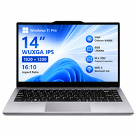Wholesale 14 Inch Intel Celeron N4000 Notebook Computer 8GB RAM 256GB M.2 SSD Windows 11 WiFi 5 Business Laptop