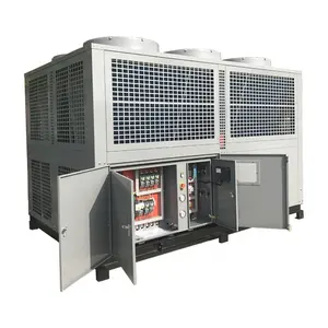 เครื่องทำน้ำเย็นระบบระบายความร้อนด้วยอากาศแบบสกรูสำหรับอุตสาหกรรม60HP
