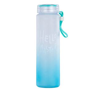 كوب ماء زجاجي من الزجاج كوب ليمون فاخر عالي الجودة للرياضة والسفر كوب مشروب إبداعي مع شعار مخصص صالة ألعاب رياضية للطلاب - Product Image 6