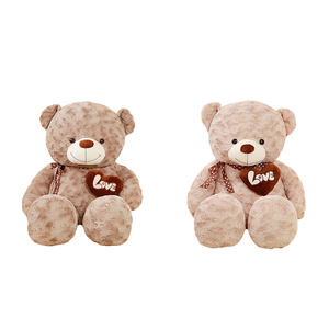 All'ingrosso grande orsacchiotto peluche farcito animale su misura <span class=keywords><strong>marrone</strong></span> <span class=keywords><strong>cuore</strong></span> gigante <span class=keywords><strong>cuore</strong></span> amore orsacchiotto orsacchiotto - Product Image 4