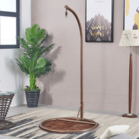 Hamac d'extérieur, suspendu en forme d'œuf, chaise à bascule, pour jardin et patio, avec support, offre spéciale
