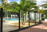 Smartart Balustrades Mains Courantes Pont Clôture Colonne en aluminium Rampe en verre Balcon extérieur Rampe en aluminium