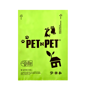 Sacs à déjections canines biodégradables personnalisés avec logo OEM, de haute qualité, écologiques, vente en gros, pour chiens - Product Image 2