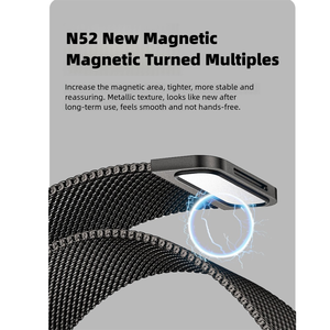 Correa de reloj magnética Milanesa De Metal para Xiaomi Band 7 Pro, correa de reloj inteligente deportiva ajustable de repuesto resistente al agua de liberación rápida - Product Image 6