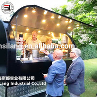 Camion de restauration mobile de haute qualité Shanghai Silang, vente directe d'usine de machines à glaces et à hot-dogs, kiosque mobile à hot-dogs