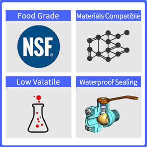 Graisse de silicone de qualité alimentaire étanche et étanche à l'humidité pour robinets graisse de pompe à valve équipement sanitaire - Product Image 2