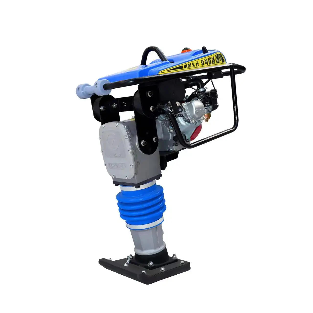 Walk Behind Gasoline Type Tamping Rammer Soil Construction Impact Force 20KN Diesel Tamping Hammer