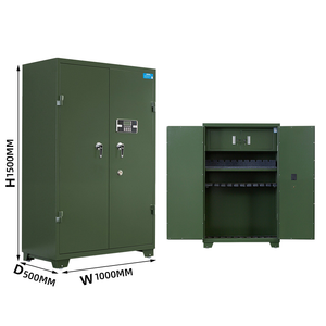 Armoire à armes en acier avec serrure à clé, reconnaissance faciale et empreinte digitale, <span class=keywords><strong>coffre</strong></span>-fort pour armes longues - Product Image 3