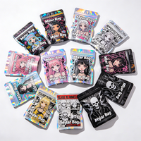 Sac en aluminium Mylar personnalisé imprimé, forme variée, anti-odeur, toucher doux, 1g, 3.5g, 7g, 14g, 28g - Vente chaude