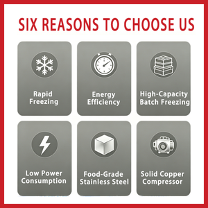 Congelatore Industriale Durevole a Congelamento Rapido con Controllo Intelligente per la Lavorazione di Alimenti Congelati, Ravioli e Prodotti <span class=keywords><strong>da</strong></span> <span class=keywords><strong>Forno</strong></span> - Product Image 2