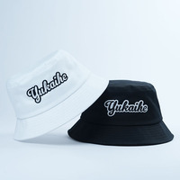 Casquettes de pêche personnalisées avec logo Yukaihe, nouvelle conception, solides, brodées, 100% coton, chapeau de pêcheur pare-soleil, vente en gros