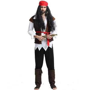 Disfraz de Adulto para Halloween, Cosplay de Pirata Caribeño, Atuendo para Juego de Rol, Vestido para Actuación en Escenario para Hombres y Mujeres - Product Image 3