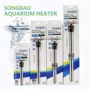 Chauffe-eau d'<span class=keywords><strong>aquarium</strong></span> en acier inoxydable JSD SOBO série HC 25W-500W réglable 12-34 ℃   Barre chauffante submersible pour <span class=keywords><strong>aquarium</strong></span> - Product Image 3