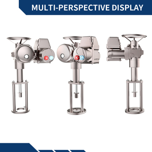 Actuador Eléctrico de Movimiento Lineal con Acoplamiento de Horquilla ISO5210, Eje Cuadrado, Señal de Entrada 4-20mA para Tratamiento de Agua - Product Image 3