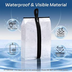 Large Capacity Waterproof Travel Shoe Storage <b>Bags</b> with Double-Sided Zipper Convenient Pouches for Shoe Organization - Product Image 6
