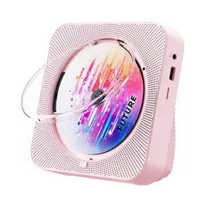 Hochwertiger tragbarer Remote-Radio-Discman Mp3 Home CD-Player Karaoke-Lautsprecher mit Mikrofon und Bluetooth