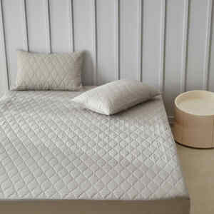 Protège-matelas imperméable King Size confortable en polyester, <span class=keywords><strong>drap</strong></span>-<span class=keywords><strong>housse</strong></span> doux, lavable en machine – Offre spéciale - Product Image 6