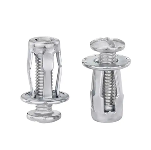 Tuerca remachable ciega galvanizada con cabeza de brida y perno, tuerca de expansión de acero para pared hueca y revestimiento metálico - Product Image 2