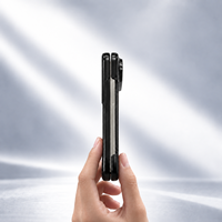 Étui de téléphone en PC noir mat pour iPhone 18 Duo, nouveau modèle, coque de portefeuille vierge, accessoires pour téléphone portable