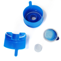 Couvercle de bouteille d'eau avec pot en plastique 3/5, organiseur rond sans déversement, nouveau matériel 100%