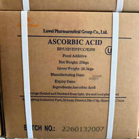 Acide L-ascorbique de qualité alimentaire de la marque Luwei E300 CAS50-81-7, agent antioxydant et de conservation de la couleur, haute pureté 99,0-100,5%, jus de fruits