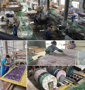 Pierre naturelle de luxe, émeraude bleue du Brésil, perle bleue labradorite, granit pour l'intérieur des hôtels, comptoir de cuisine, dessus de table, design - Product Image 4