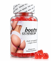 SWOOT en stock – Gummies pour les fessiers, véganes, compléments beauté pour les hanches et les fesses, usage adulte, 60 unités