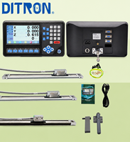 Afficheur numérique LCD DRO 2/3/4 axes avec capteur d'échelle linéaire 50-3000 mm, encodeur OEM personnalisable pour tour/fraiseuse/EDM (RPM)