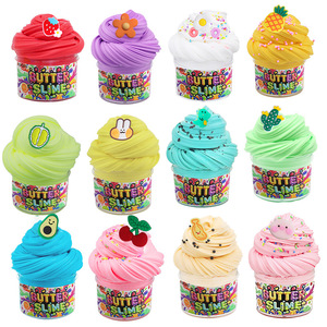 Nuovo <span class=keywords><strong>Kit</strong></span> <span class=keywords><strong>Slime</strong></span> Burro - Set <span class=keywords><strong>Slime</strong></span> Soffice Non Appiccicoso da 60ml con Ciondoli Frutta, <span class=keywords><strong>Slime</strong></span> Nuvola Fai da Te per Bambini e Ragazze, Ideale per Feste e Regali - Product Image 1