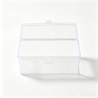 Boîte à lunch en plastique PP sans BPA avec couvercle à fermeture rapide, organiseur de crayons de bureau, organiseur de fils de bureau, conteneur alimentaire